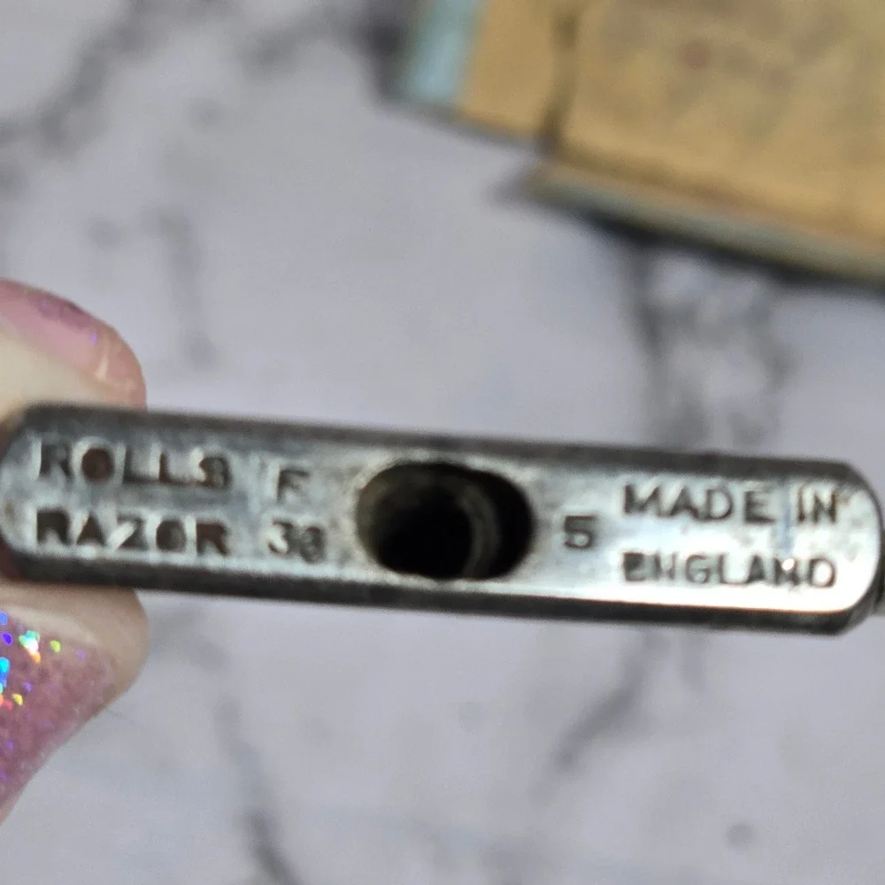 Vintage Rolls Razor Safety Razor‎ Set Made in England Shaving Kit Accessories
